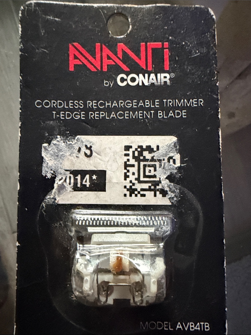 Avanti by Conair Black Replacement T-Edge Trimmer Blade - Model AVB4TB